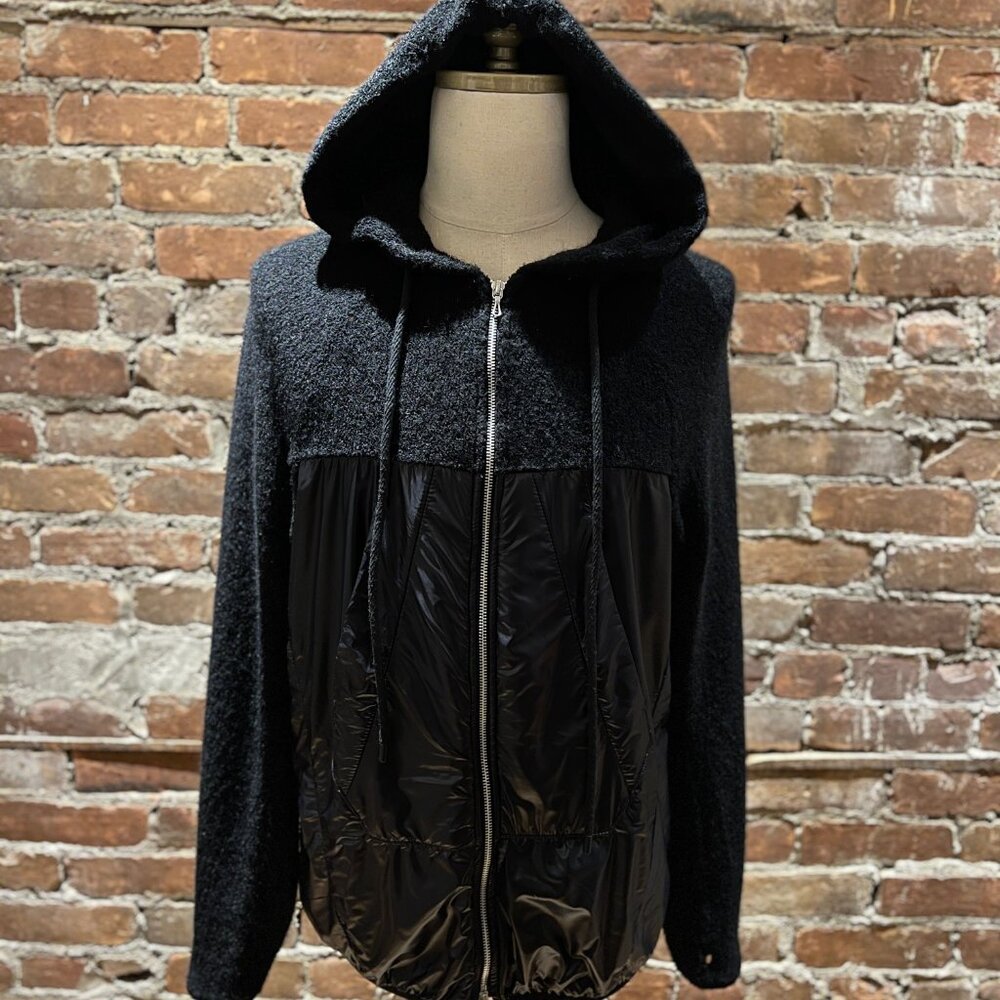 Julius_7 – “Neuromantika” Hybrid Hooded Jacket